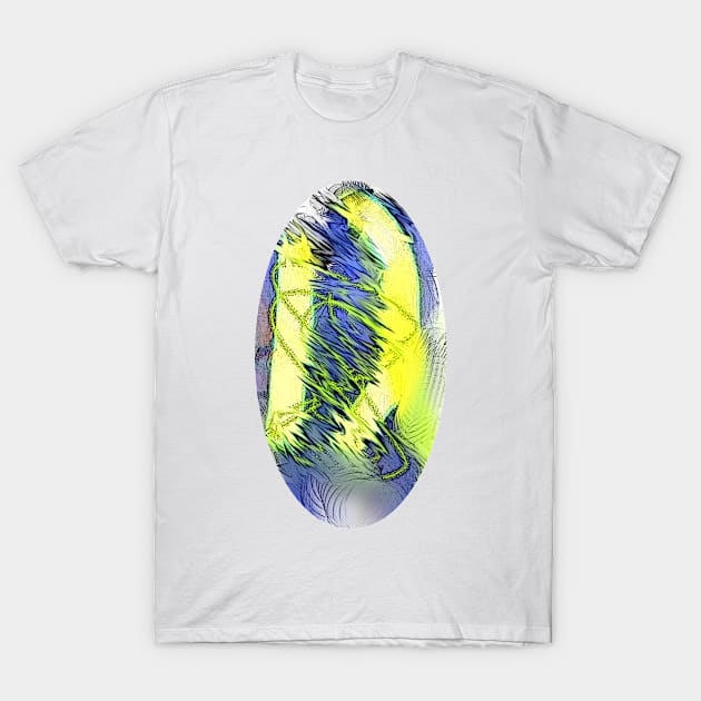 Oval Abstract T-Shirt by jhsells98